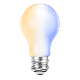 E27 LED Leuchtmittel, A60, warmweiß - kaltweiß (2700 - 6300 K), 6,7 W, 918lm, Smart Home, WLAN, Alexa, Milchglas