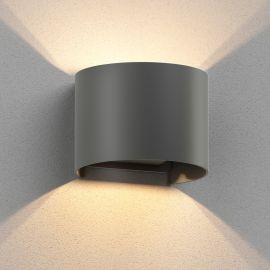 Wandleuchte RUNEL für außen, IP65, G9 Up & Downlight warmweiß (Leuchtmittel, Farbe wählbar)