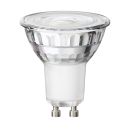 GU10 LED Leuchtmittel, PAR16, warmweiß (2800 K), 7,6 W, 1 103 lm, 33° Reflektorspiegel (silber) EEK C