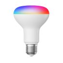 E27 LED RGB Leuchtmittel, R80, warmweiß - kaltweiß (2700 - 6300 K), 9,9 W, 950lm, Smart Home, WLAN, Alexa, matt