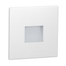 LED Treppenlicht/Wandeinbauleuchte FOW für innen und außen, Downlight, eckig, 85 x 85mm, warmweiß